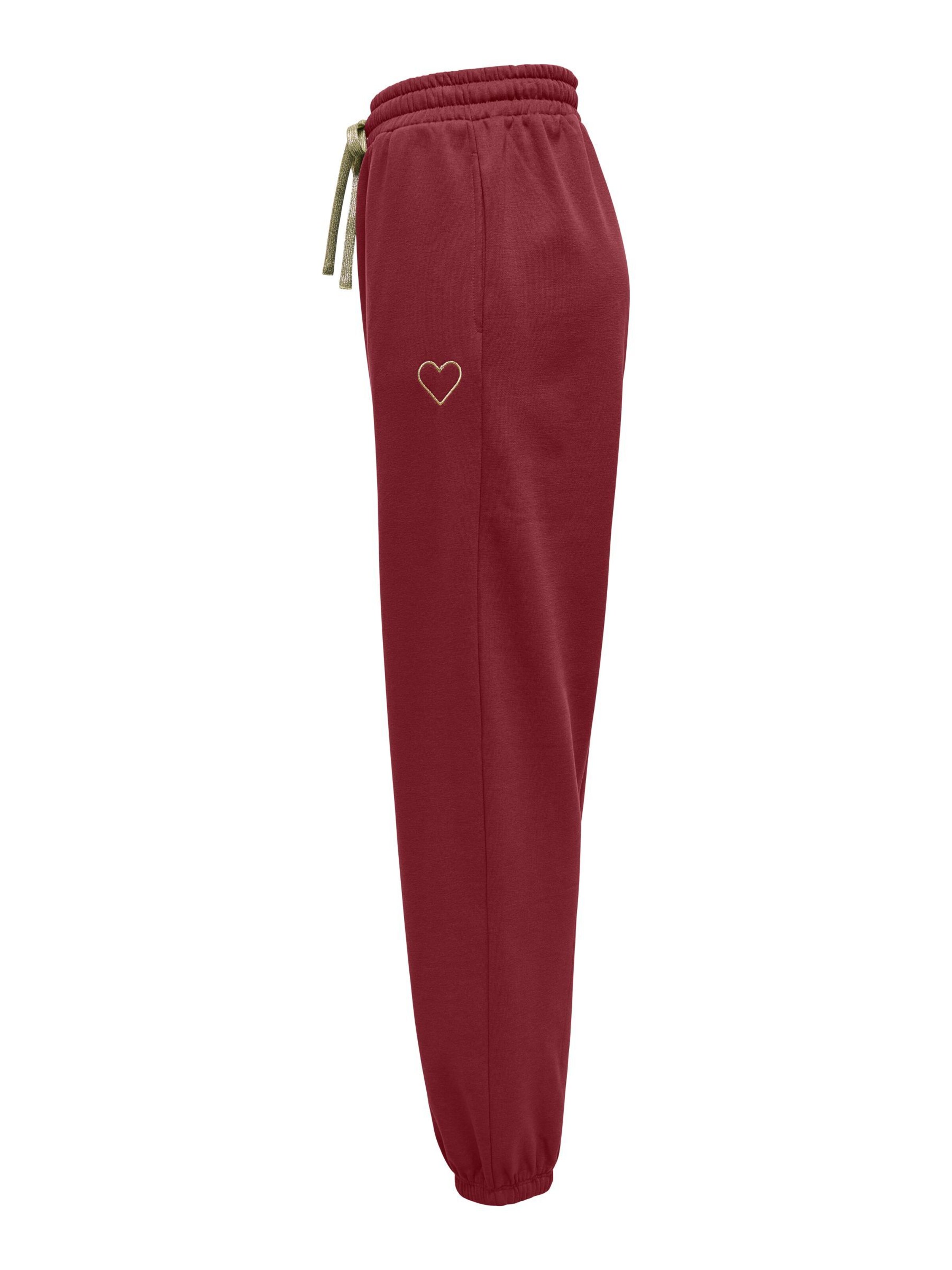 ONLY Tapered Bukser 'ONLNoomi' i rød