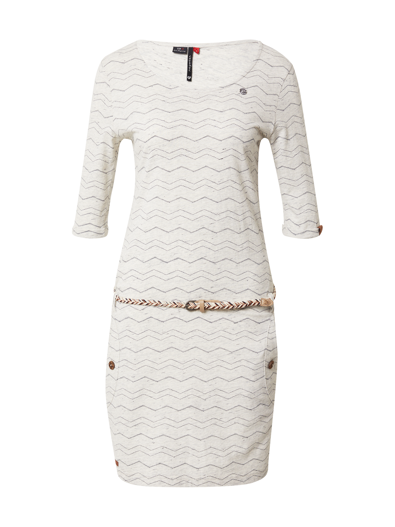 Odzież rK3NP Ragwear Sukienka TANYA w kolorze Nakrapiany Białym 