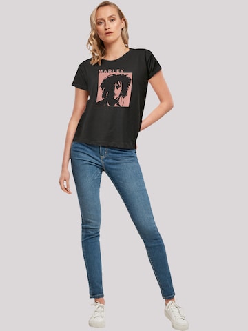 T-shirt 'Bob Marley Reggae Music by Rock Off' F4NT4STIC en noir