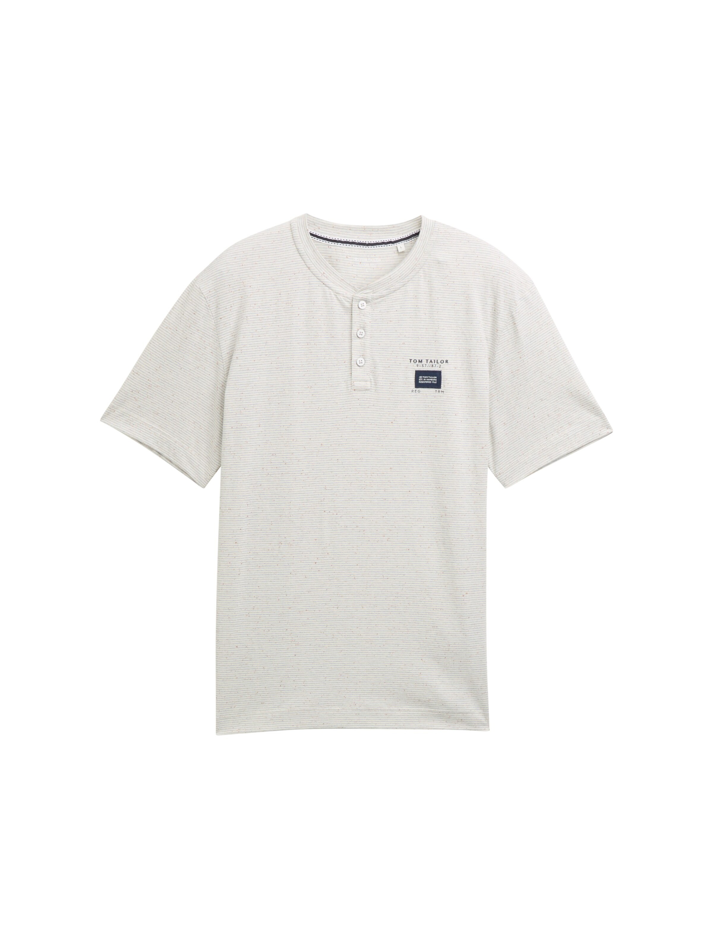 TOM TAILOR Shirt in Navy / Light grey / Off white, Item view