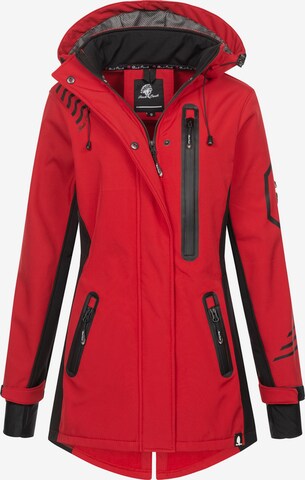 Rock Creek Outdoorjacke in Rot: predná strana