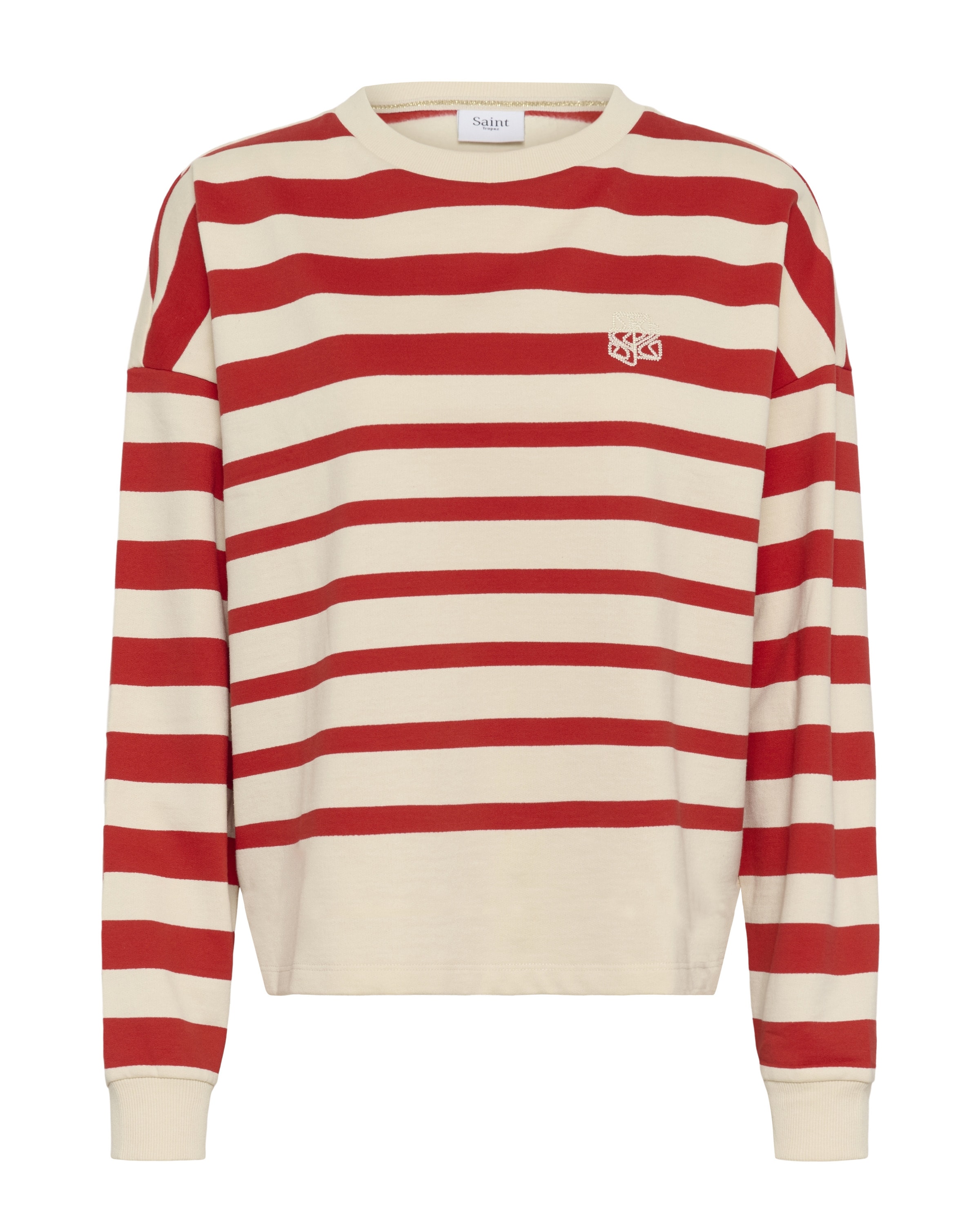 Sweat-shirt 'SZPhilene' SAINT TROPEZ en rouge : devant