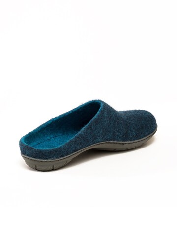 MagicFelt Slippers 'Filzpantoffel Magicfelt 736' in Green