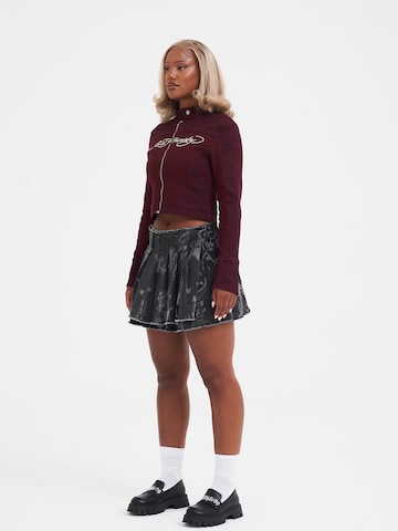 Veste mi-saison Ed Hardy en rouge