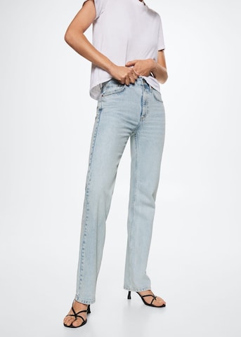 MANGO Regular Jeans 'Matilda' in Blue: front