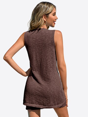 Imily Bela Kostim | rjava barva: zadnja stran