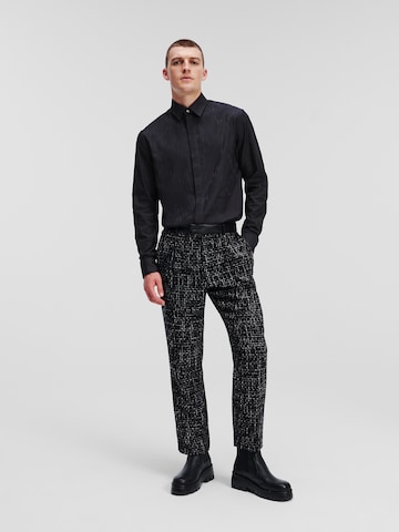 Karl Lagerfeld Regular Fit Hemd in Schwarz