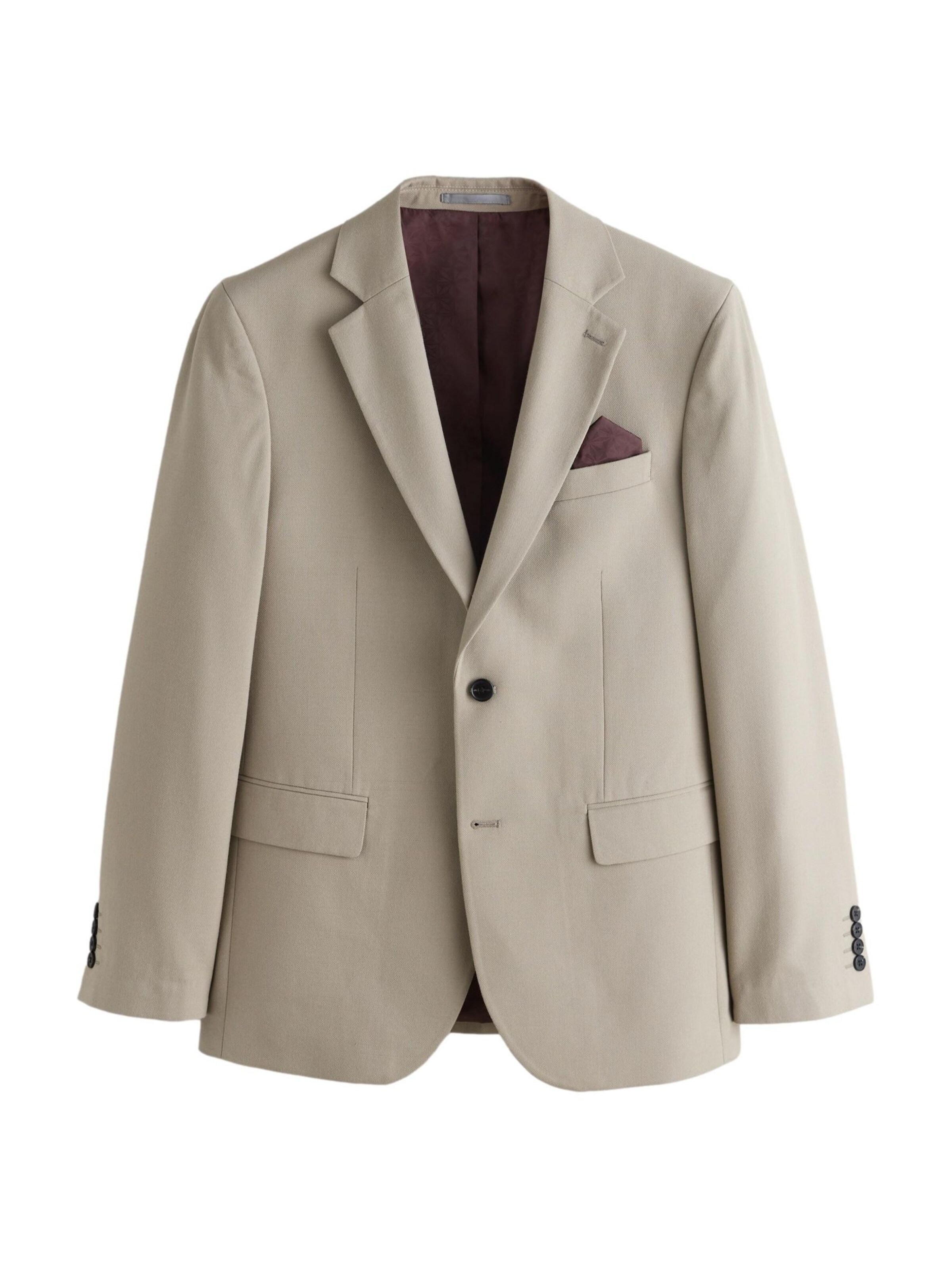 Next Slim Fit Sakko in Grau: Vorderseite