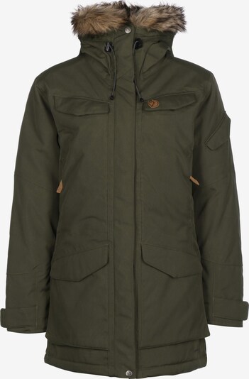Fjällräven Parka mi-saison 'Nuuk' en kaki, Vue avec produit