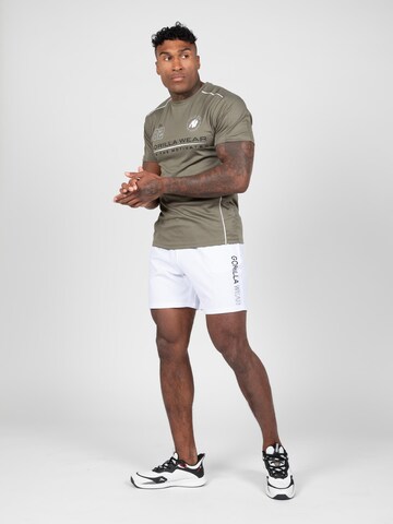 Gorilla Wear Regular Broek 'Clarkson' in Wit