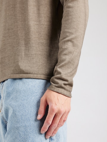DRYKORN Sweater 'Leando' in Brown