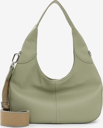 Suri Frey Schoudertas 'Nessy' in Groen: voorkant