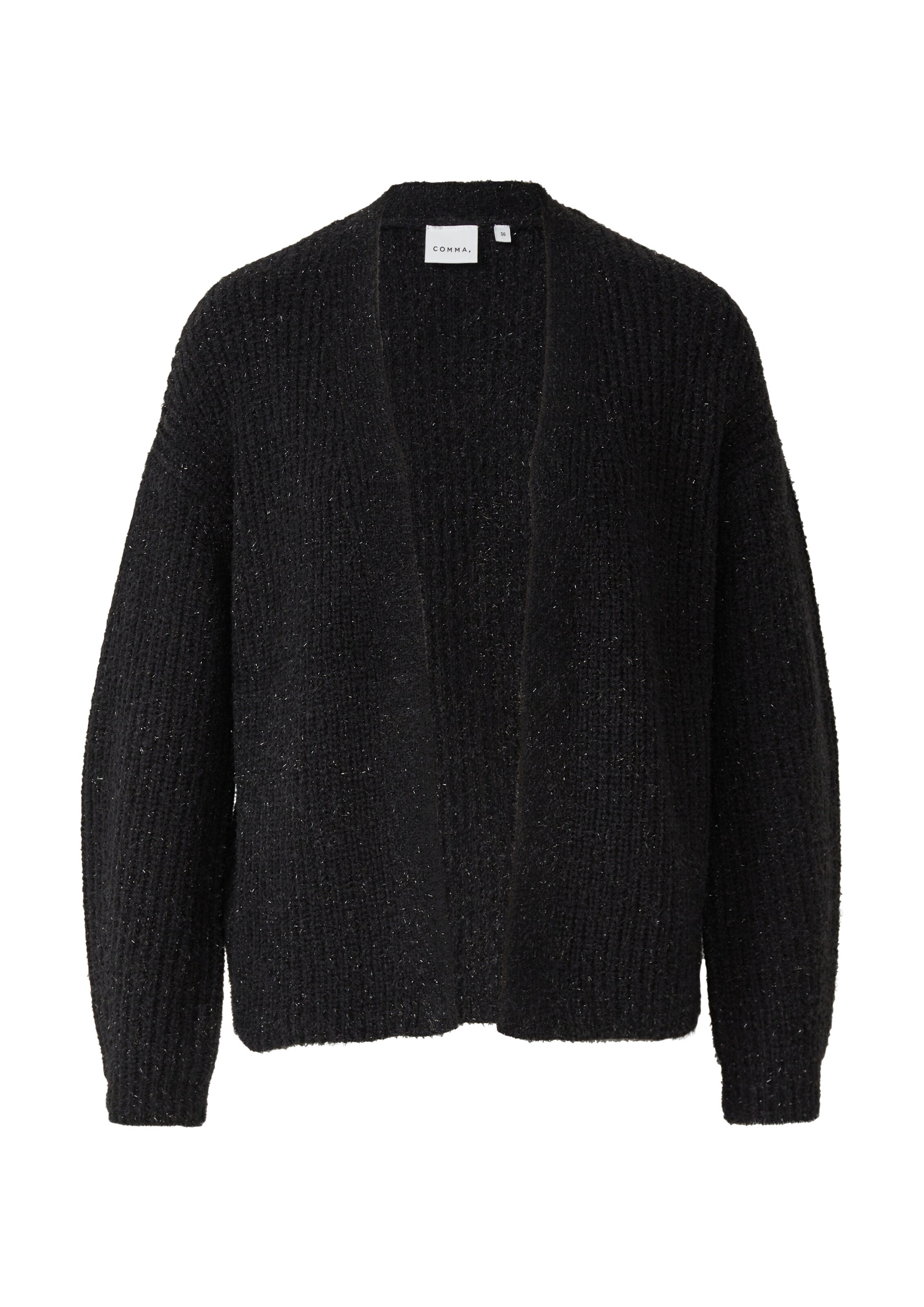 Cardigan COMMA en noir : devant