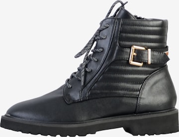 The Divine Factory Booties in Black: front