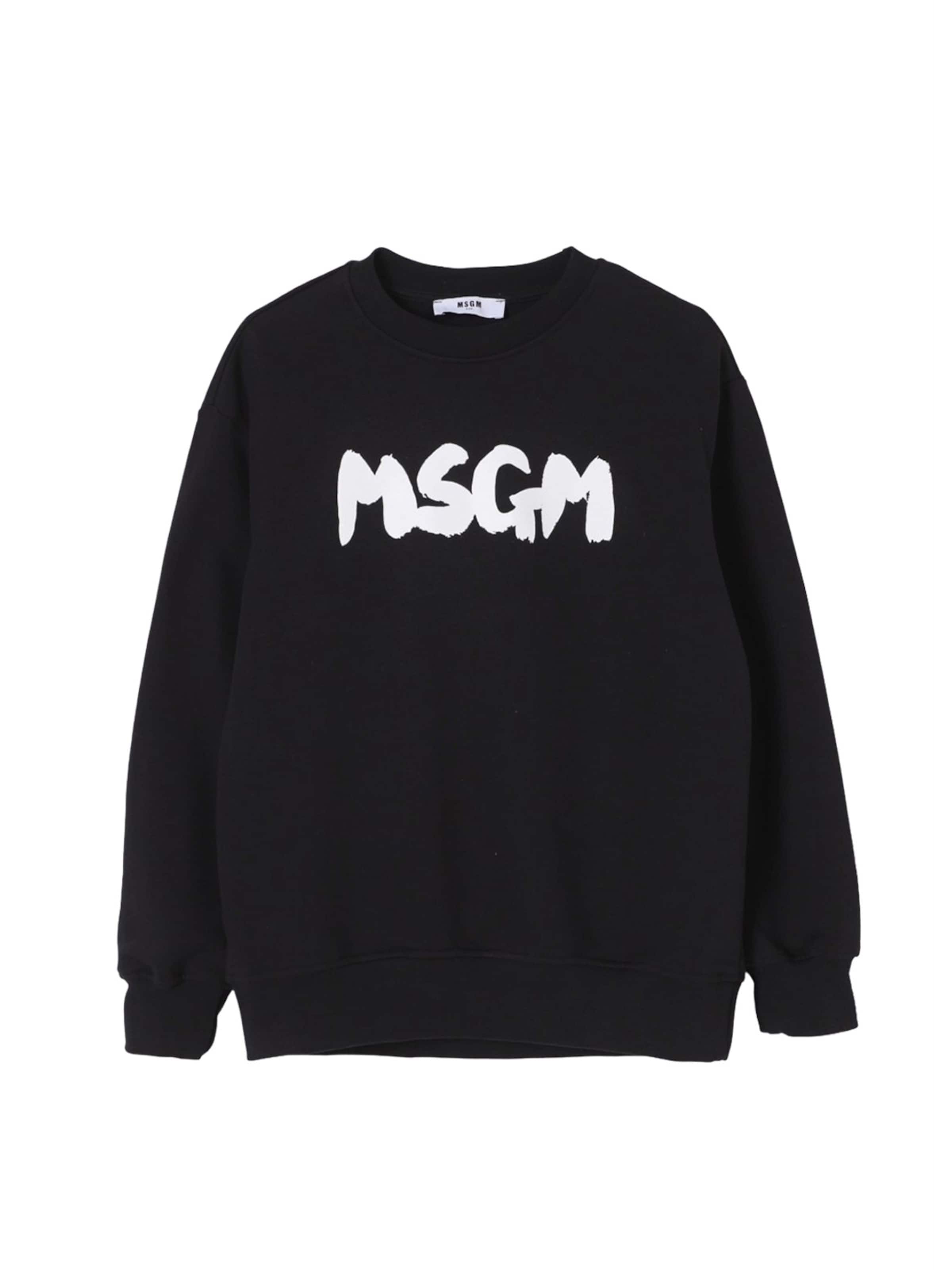 Felpa 'Felpa' di MSGM in nero: frontale