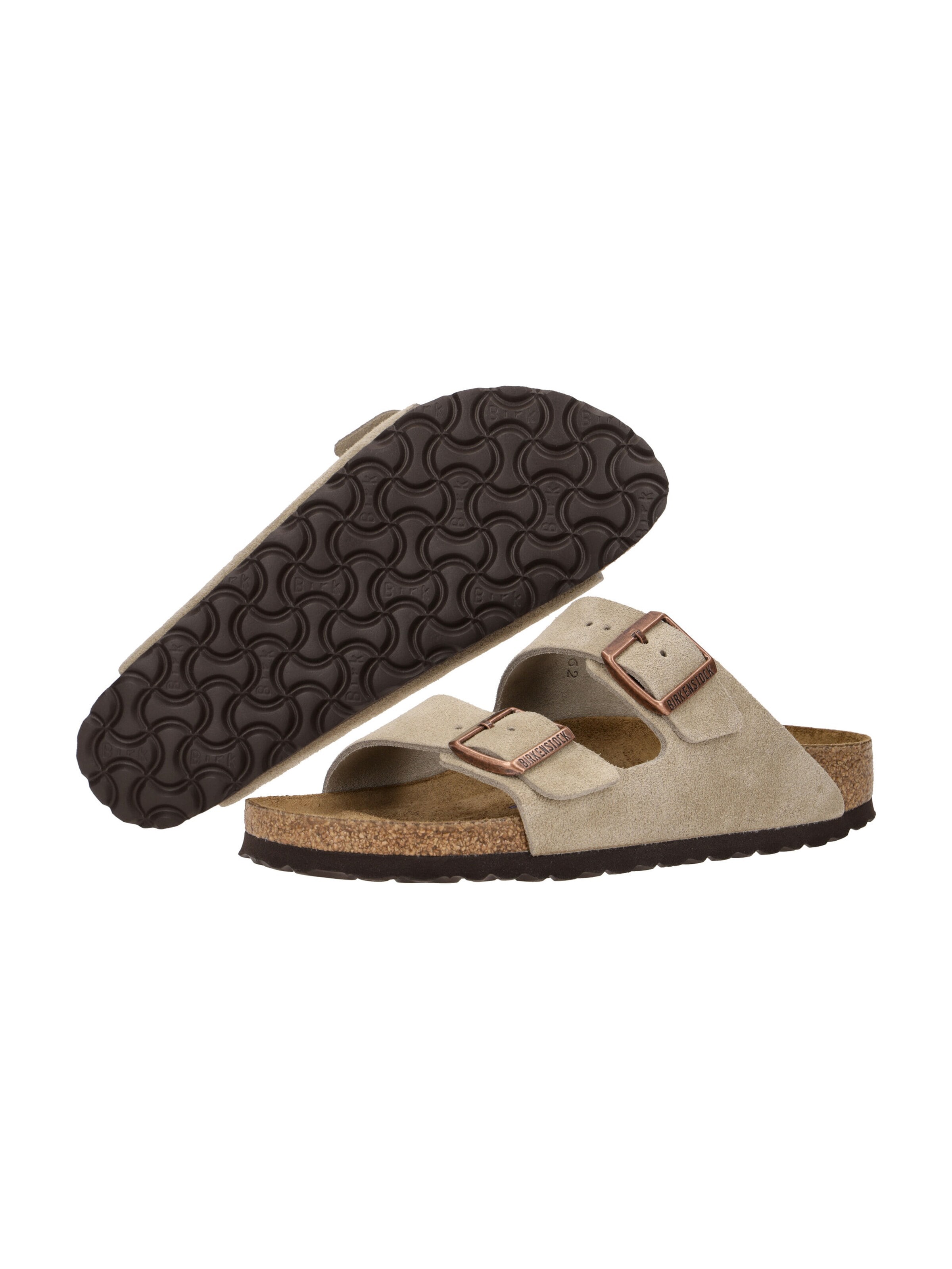 BIRKENSTOCK Pistokkaat 'Arizona' värissä harmaa