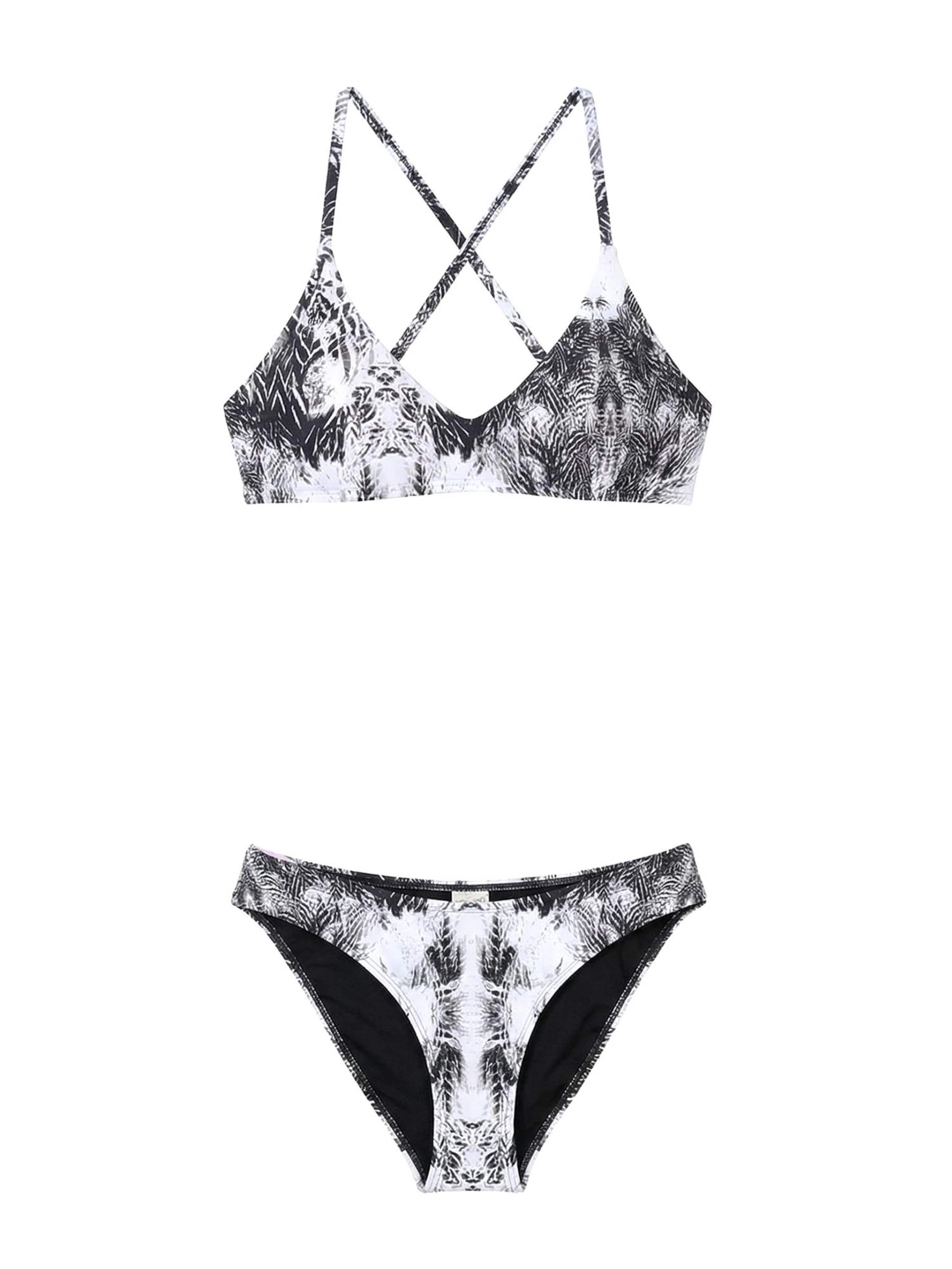 Triangolo Bikini di Kalaia in nero: frontale