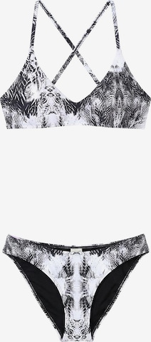 Triangolo Bikini di Kalaia in nero: frontale