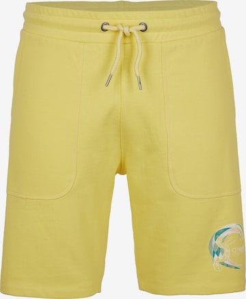 Pantaloni sportivi di O'NEILL in giallo: frontale