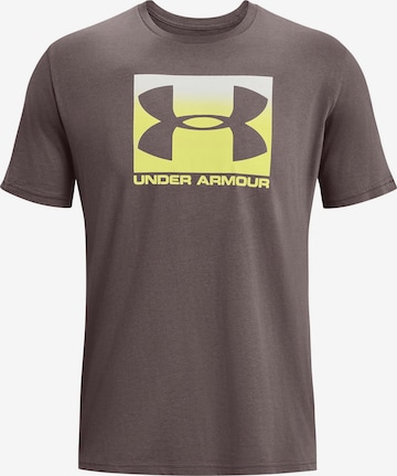 UNDER ARMOUR Performance Shirt 'Boxed' in Brown: front