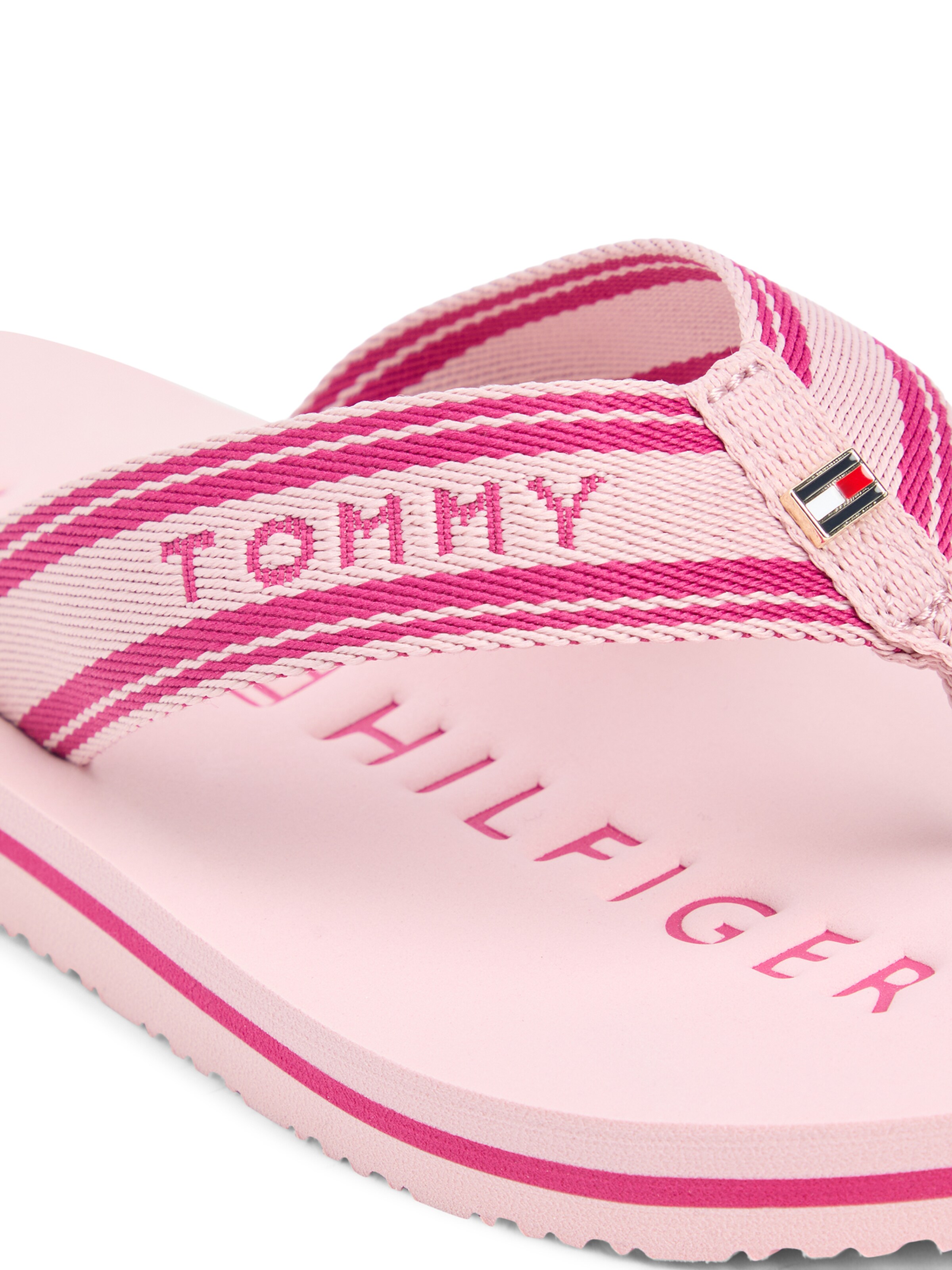 TOMMY HILFIGER Zehentrenner in Pink