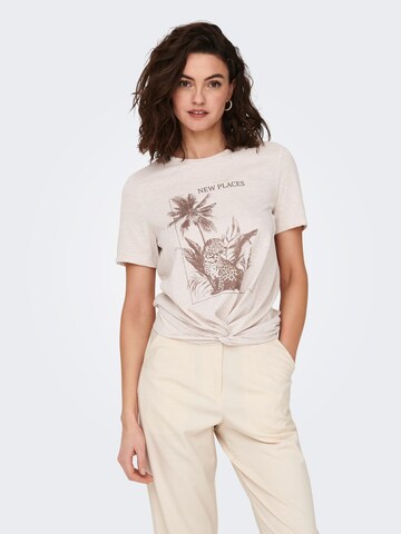 ONLY Shirt 'Carriee' in Beige: predná strana