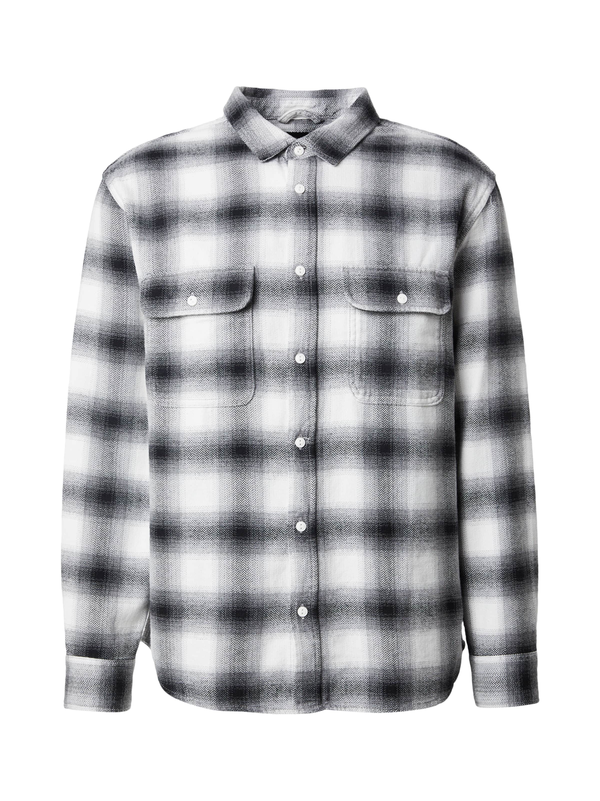 VANS Comfort fit Button Up Shirt 'LAWSON' in White: front