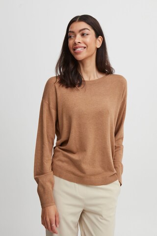 b.young Pullover 'Pimba' in Braun: predná strana