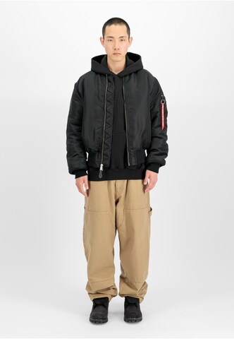ALPHA INDUSTRIES Φθινοπωρινό και ανοιξιάτικο μπουφάν 'MA-1 Heritage' σε μαύρο