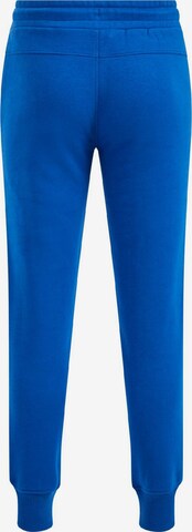 WE Fashion Tapered Broek in Blauw