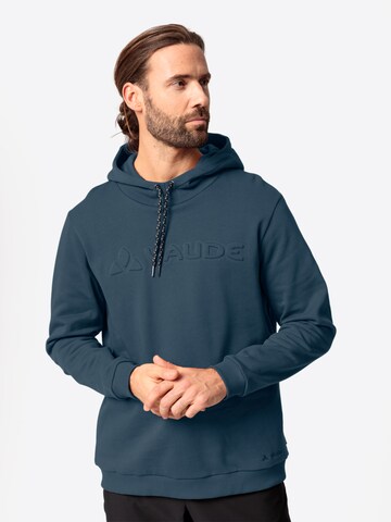 VAUDE Athletic Sweatshirt 'Manukau' in Blue: front