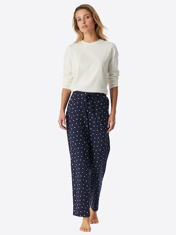 Pantalon de pyjama ' Mix Relax ' SCHIESSER en bleu