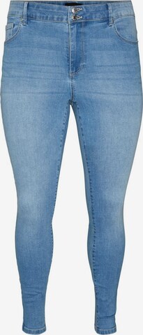 Vero Moda Curve Skinny Jeans 'Sophia' in Blue: front