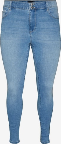 Vero Moda Curve Skinny Jeans 'Sophia' i blå: forside