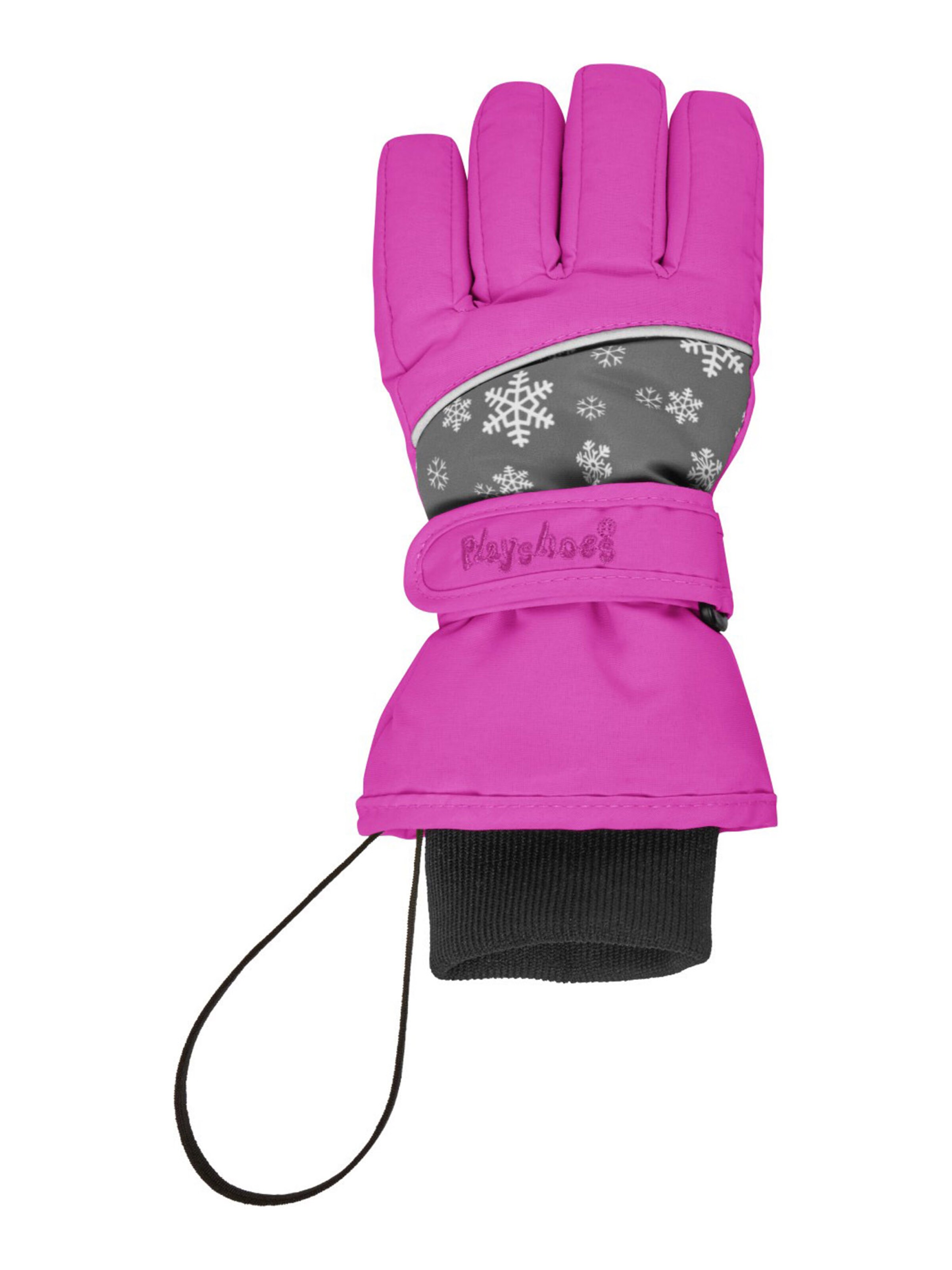 PLAYSHOES Gloves in Pink: front