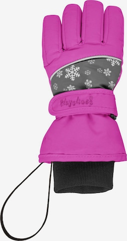 Gants PLAYSHOES en rose : devant