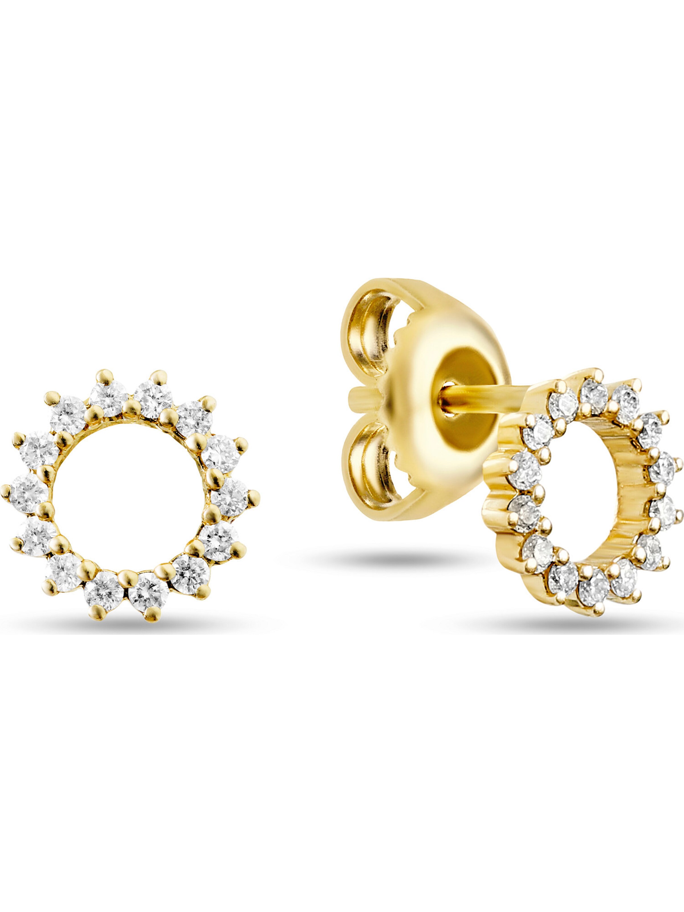 CHRIST Earrings in Yellow