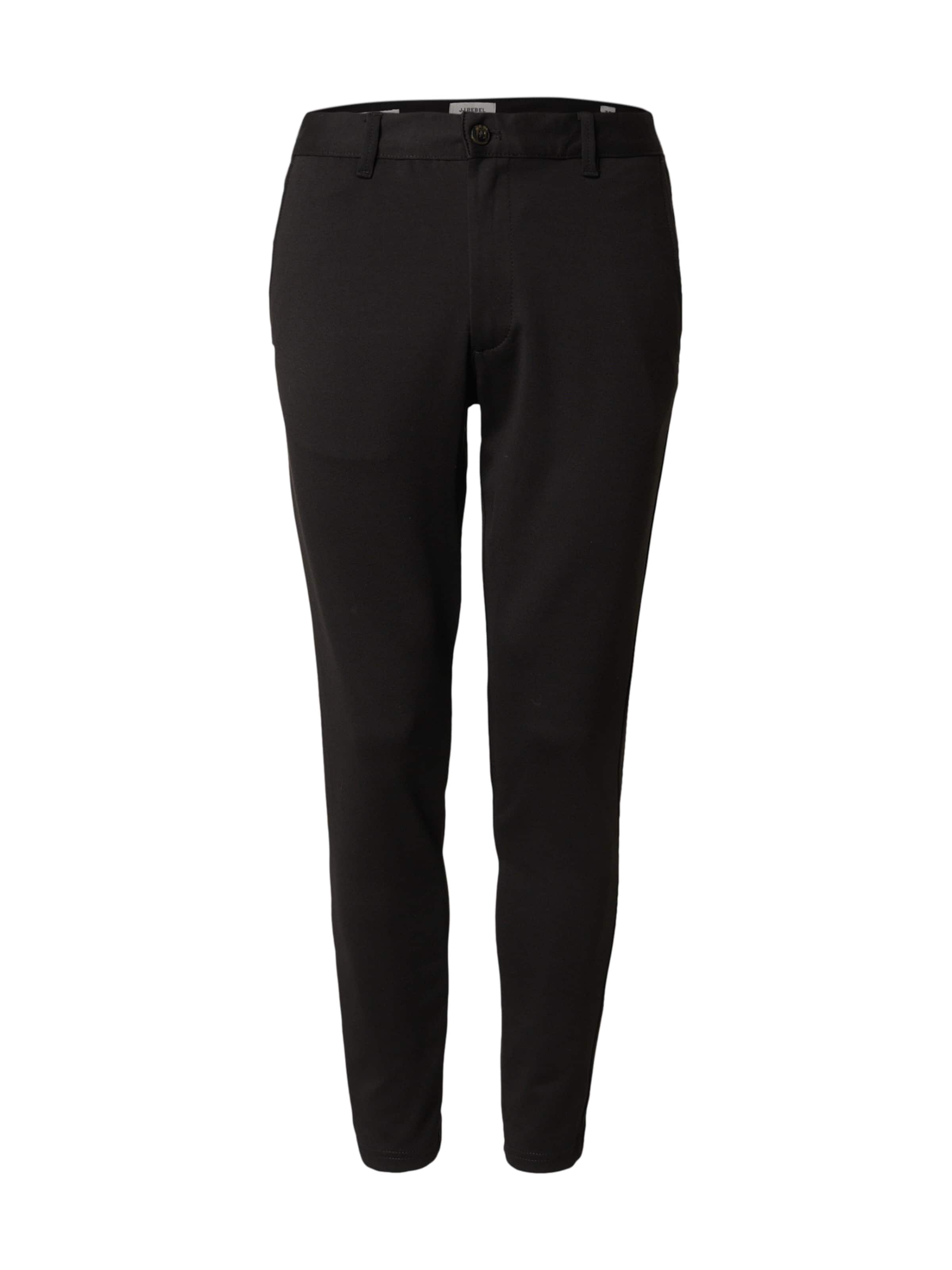 JJ Rebel Slim fit Chino trousers 'JREBMICHAEL' in Black: front