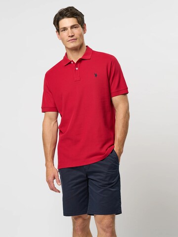 U.S. POLO ASSN. Regular fit Overhemd 'Alfred' in Rood: voorkant