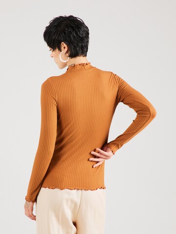 JDY Shirt 'FRANSISKA' in Braun
