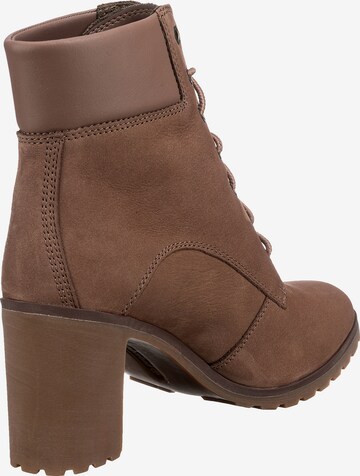 TIMBERLAND Lace-up bootie 'Allington' in Brown