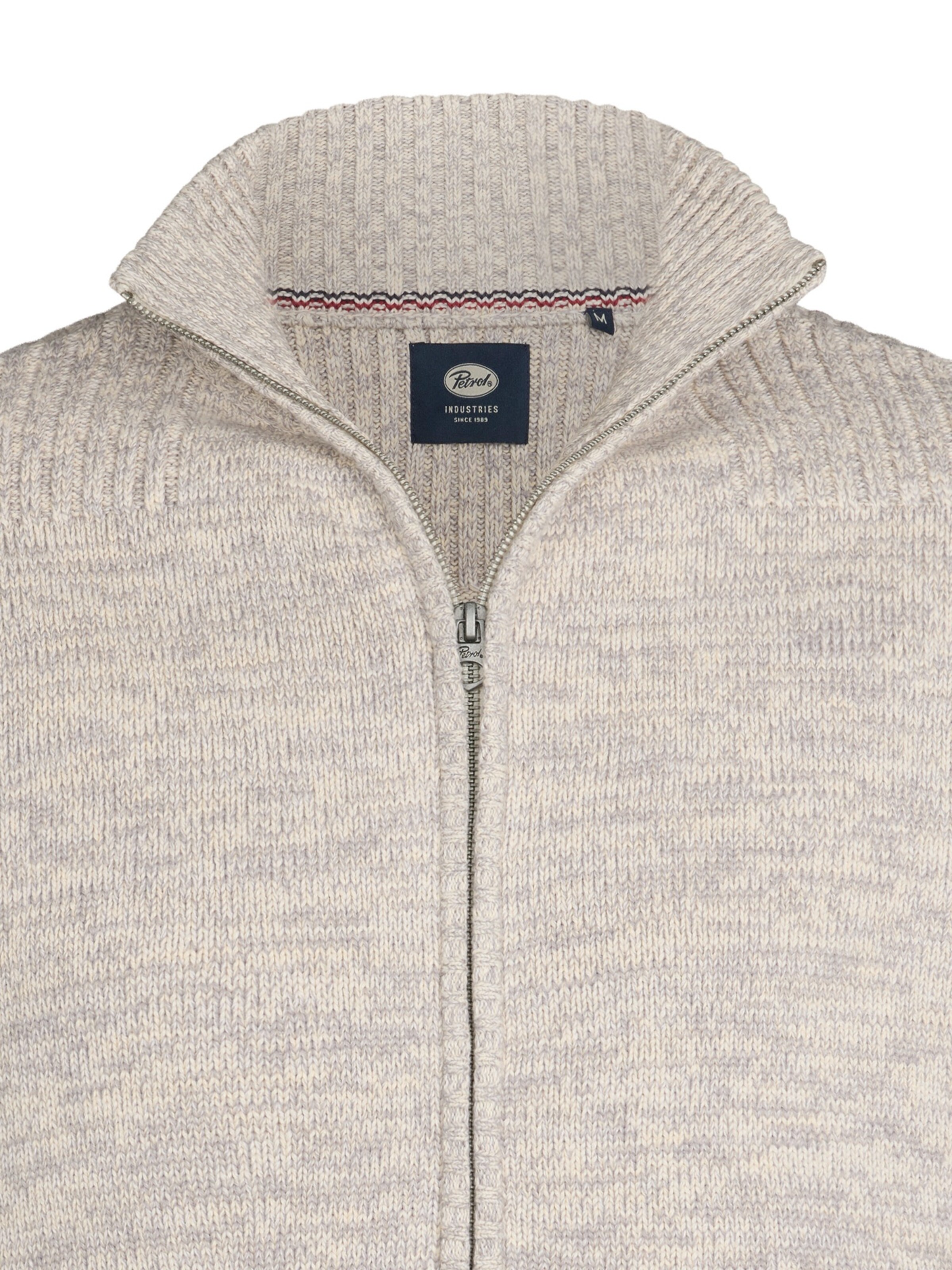 Petrol Industries Вязаная кофта в Серый