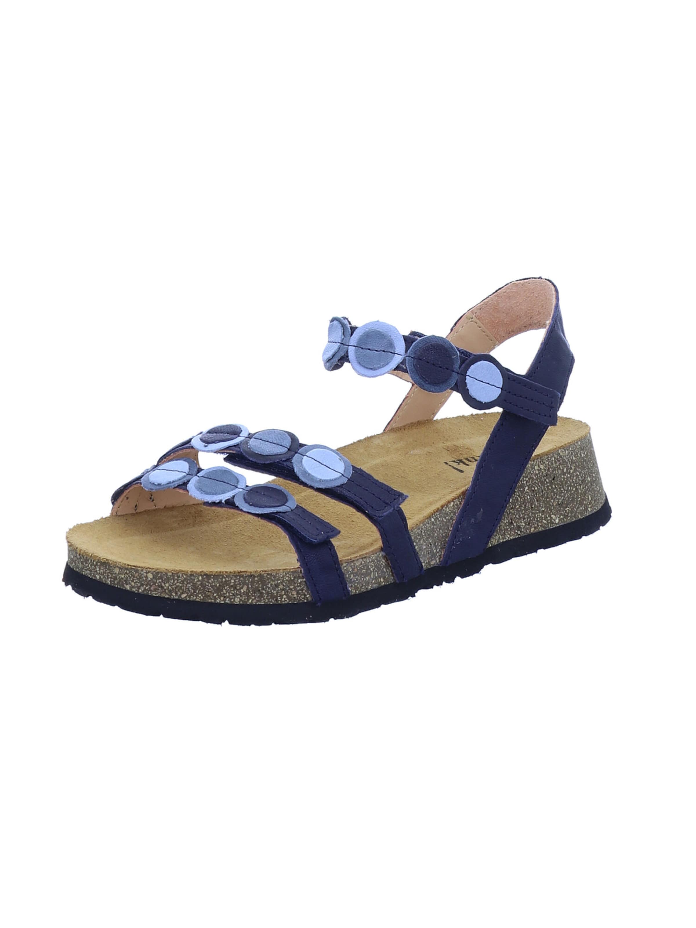 THINK! Strap Sandals 'Koak' in Blue: front