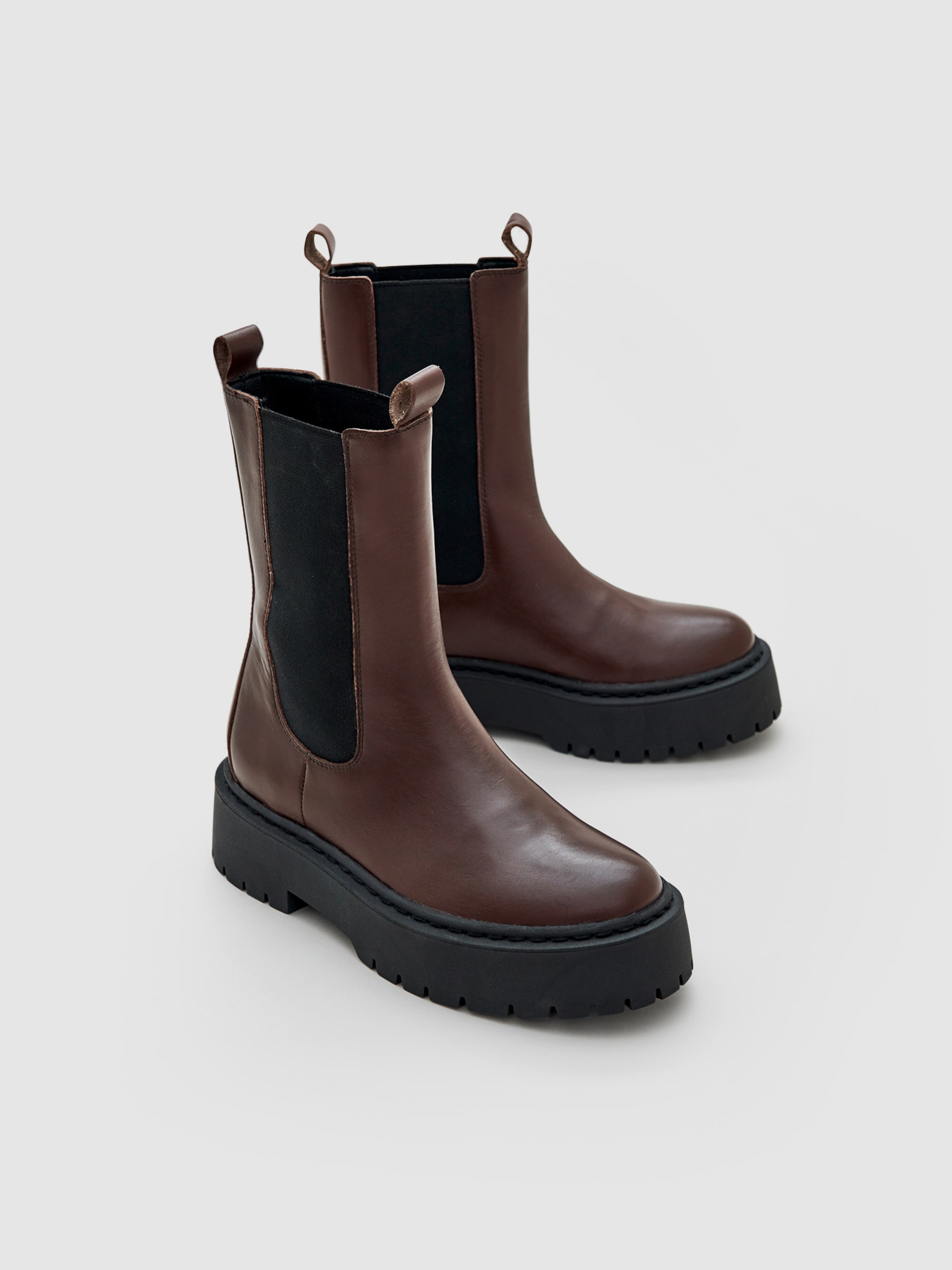 EDITED Produkte Stiefelette 'Gudrun' schoko