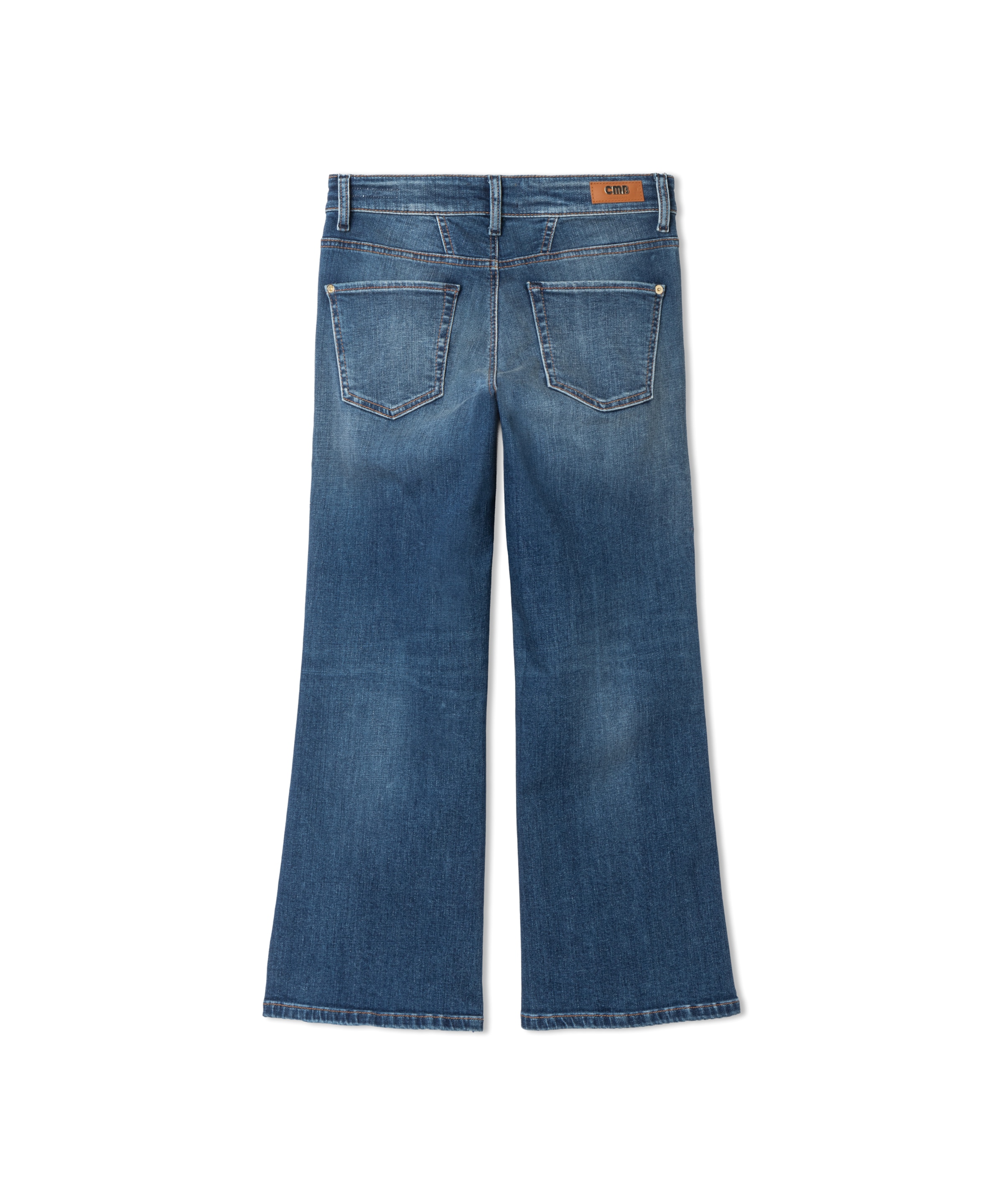 Cambio Wide leg Jeans 'Fina' in Blauw