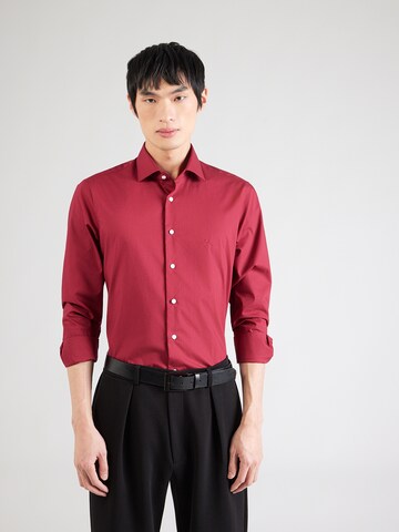 Michael Kors Slim fit Πουκάμισο σε κόκκινο: μπροστά