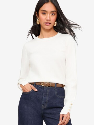 Friends Like These Pullover in Weiß: Vorderseite