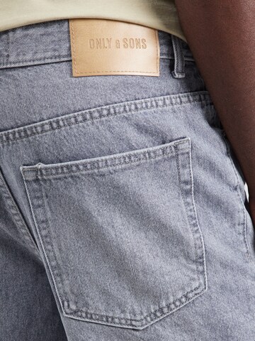Only & Sons Regular Jeans 'ONSedge' in Grey