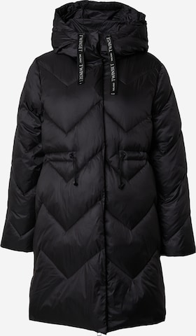 Twinset Winter Coat in Black: front