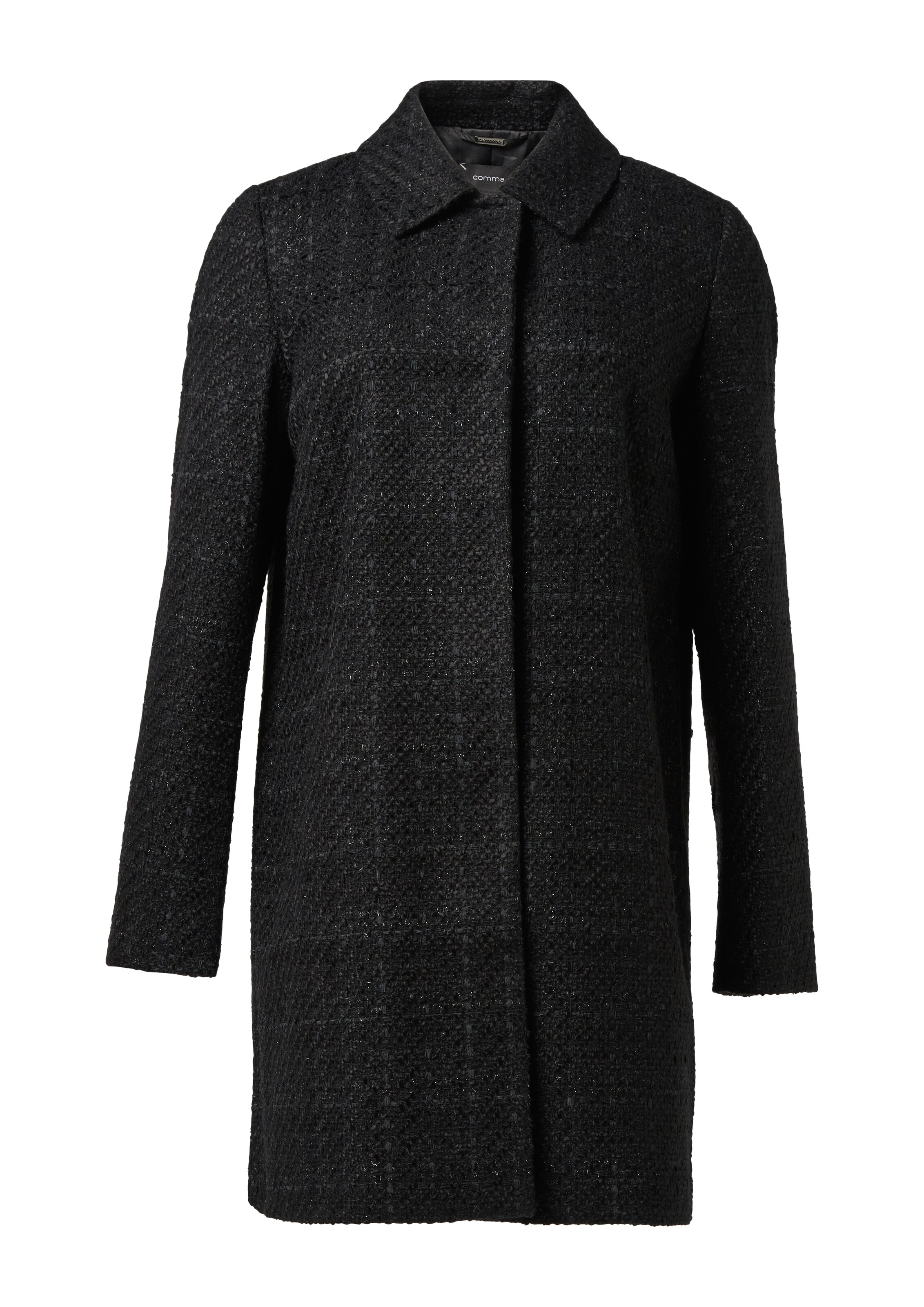 COMMA Übergangsmantel in Schwarz: Vorderseite